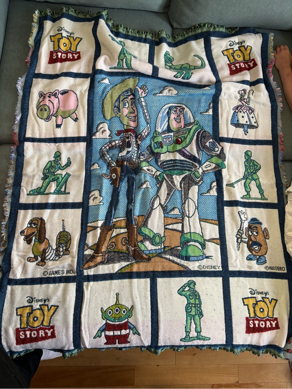 Disney Toy Story Kids Throw Blanket